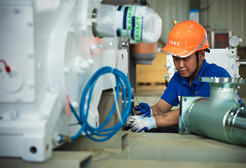 陜西煤業(yè)檸條塔項目在大同工廠(chǎng)安裝調試